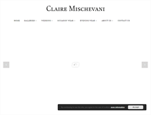 Tablet Screenshot of clairemischevani.com
